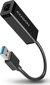 AXAGON ADE-SR Gigabit Ethernet Adapter, USB3.0, Type-A hind ja info | USB adapterid ja jagajad | hansapost.ee