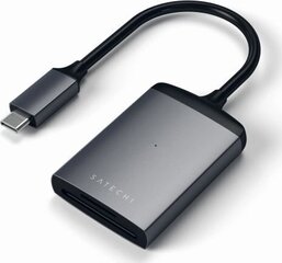 Satechi USB-C alumiiniumist UHS-II Micro/SD mälukaardilugeja hind ja info | USB adapterid ja jagajad | hansapost.ee