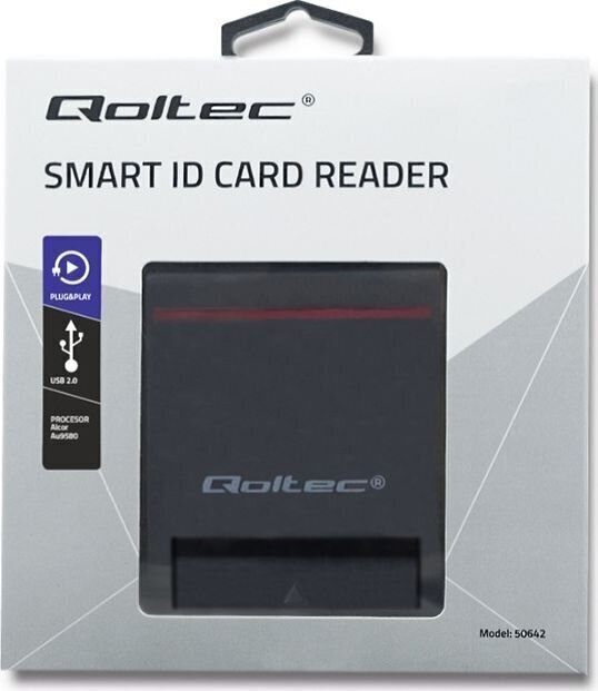 Qoltec 50642 kaardilugeja цена и информация | USB adapterid ja jagajad | hansapost.ee
