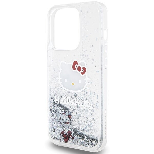 Hello Kitty Liquid Glitter Charms Kitty Head Iphone 13 Pro hind ja info | Telefonide kaitsekaaned ja -ümbrised | hansapost.ee