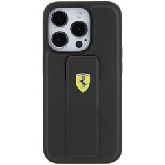 Ferrari FEHCP15XGSPSIK iPhone 15 Pro Max 6.7" czarny|black hardcase Grip Stand Metal Logo цена и информация | Чехлы для телефонов | hansapost.ee