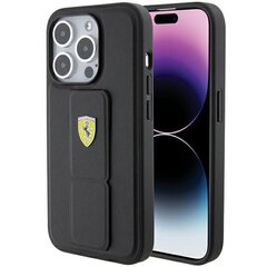 Ferrari FEHCP15XGSPSIK iPhone 15 Pro Max 6.7" czarny|black hardcase Grip Stand Metal Logo цена и информация | Чехлы для телефонов | hansapost.ee