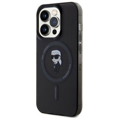 Karl Lagerfeld KLHMP14XHFCKNOK iPhone 14 Pro Max 6.7" czarny|black hardcase IML Ikonik MagSafe цена и информация | Чехлы для телефонов | hansapost.ee