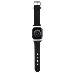 Karl Lagerfeld Pasek KLAWLSLKCNH Apple Watch 42|44|45|49mm biały|white strap 3D Rubber Karl&Choupette Heads цена и информация | Аксессуары для смарт-часов и браслетов | hansapost.ee