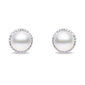 Hõbedased kõrvarõngad pärlitega naistele Brilio Silver EA620W sBS2829 hind ja info | Kõrvarõngad | hansapost.ee