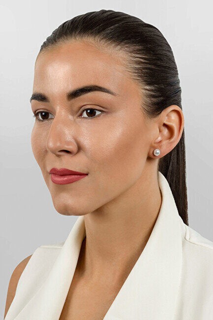 Hõbedased kõrvarõngad pärlitega naistele Brilio Silver EA620W sBS2829 hind ja info | Kõrvarõngad | hansapost.ee