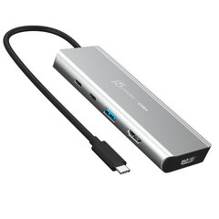 j5loo JCD401 USB4™ kahe 4K mitme pordiga jaotur, hõbedane hind ja info | USB adapterid ja jagajad | hansapost.ee