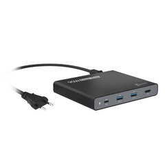 j5create JCDP392-ET – 90 W sisseehitatud USB-C™ reisidokk – EU hind ja info | USB adapterid ja jagajad | hansapost.ee