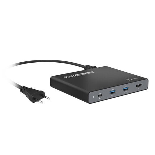 j5create JCDP392-ET – 90 W sisseehitatud USB-C™ reisidokk – EU цена и информация | USB adapterid ja jagajad | hansapost.ee