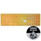 Mehaaniline klaviatuur Ducky One 3 kollane täissuuruses, Cherry MX hõbedane hind ja info | Klaviatuurid | hansapost.ee