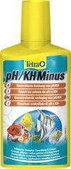 Vee kareduse regulaator Tetra pH/KH Minus, 250 ml hind ja info | Akvaariumid ja lisatarvikud | hansapost.ee