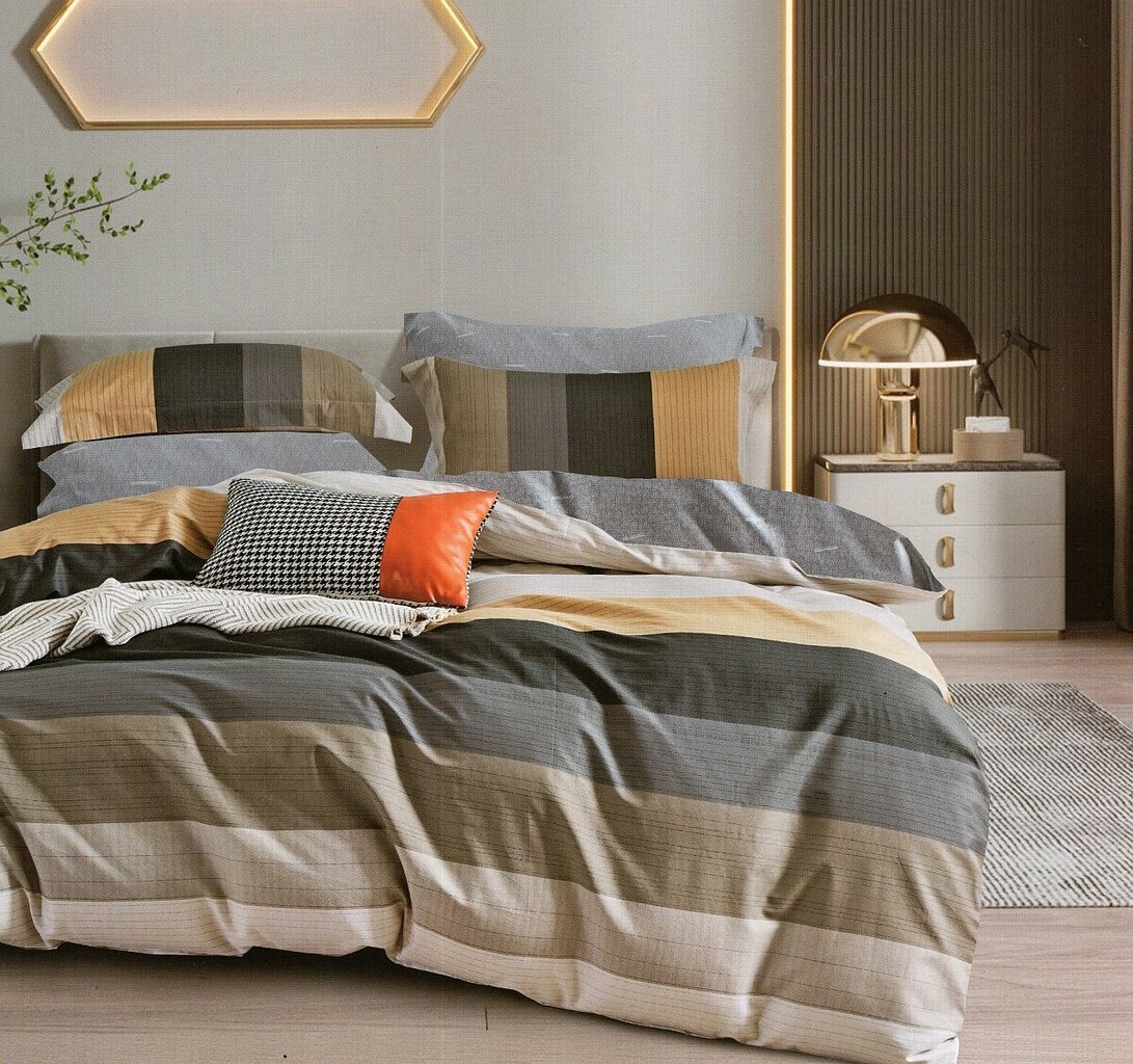 Kahepoolne voodipesu komplekt, 160x200, 3 tk цена и информация | Voodipesu | hansapost.ee