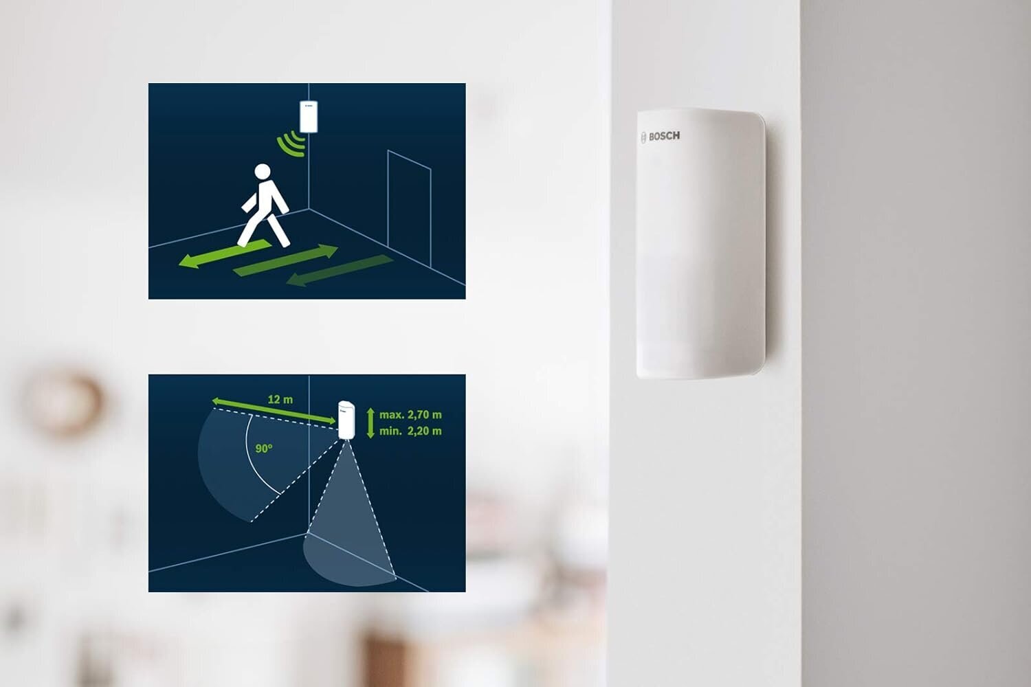 Bosch Smart Home liikumisandur – tuvastab liikumise koheselt hind ja info | Andurid, sensorid | hansapost.ee