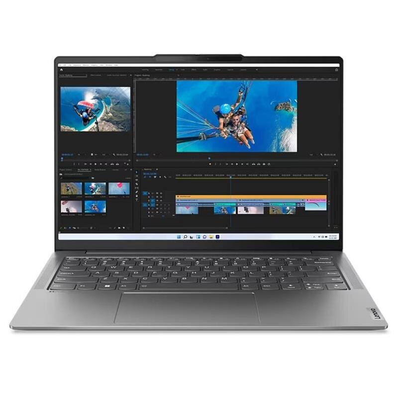 Lenovo Yoga Slim 6 14IAP8, 14'', WUXGA, OLED, i5, 16 GB, 512 GB, SWE, storm gray - Notebook цена и информация | Sülearvutid | hansapost.ee
