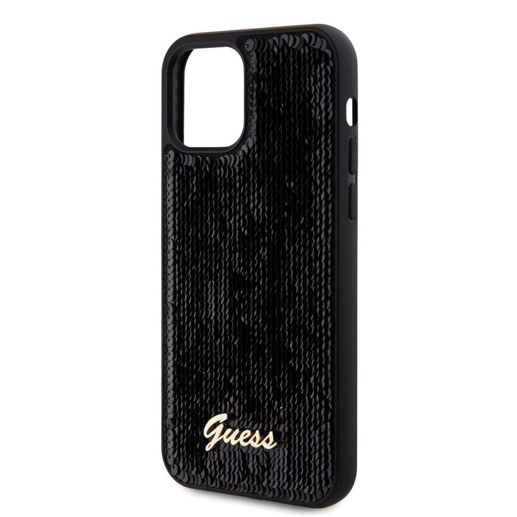 CG Mobile Guess Sequin Script Logo Case GUHCP12MPSFDGSK цена и информация | Telefonide kaitsekaaned ja -ümbrised | hansapost.ee