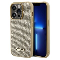 Guess GUHCP14LPMSDGSD iPhone 14 Pro 6.1" złoty|gold hardcase Disco Metal Script цена и информация | Чехлы для телефонов | hansapost.ee