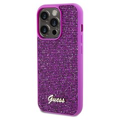 Guess GUHCP14LPMSDGSF iPhone 14 Pro 6.1" fuksja|fuschia hardcase Disco Metal Script цена и информация | Чехлы для телефонов | hansapost.ee