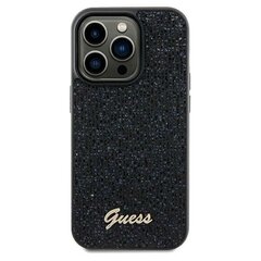 Guess GUHCP12MPMSDGSK iPhone 12|12 Pro 6.1" czarny|black hardcase Disco Metal Script цена и информация | Чехлы для телефонов | hansapost.ee