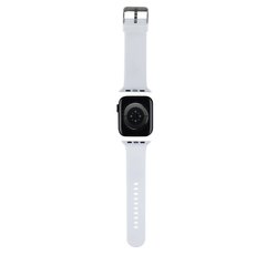 Karl Lagerfeld Karl and Choupette Head NFT Watch Strap for Apple Watch 38|40|41 White цена и информация | Аксессуары для смарт-часов и браслетов | hansapost.ee