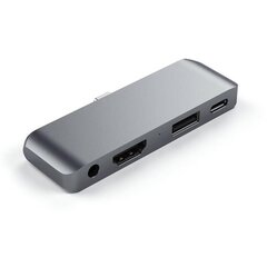 Хаб USB-C HDMI, USB и 3,5 мм Satechi цена и информация | Адаптеры и USB-hub | hansapost.ee