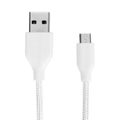 Punutud kaabel RAVPower RP-CB016 1m USB A kuni Micro-USB hind ja info | Mobiiltelefonide kaablid | hansapost.ee