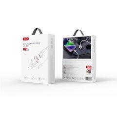 XO CC56 PD Автомобильное зарядное устройство 30W + кабель Lightning цена и информация | Зарядные устройства для телефонов | hansapost.ee