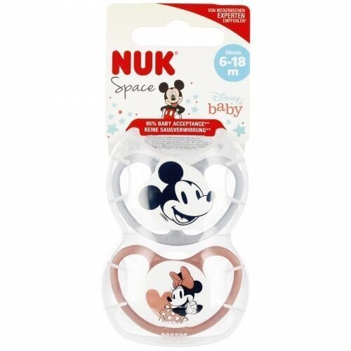 Lutid Nuk Space Disney, 6-18 kuud, 2 tk. цена и информация |  Lutid | hansapost.ee