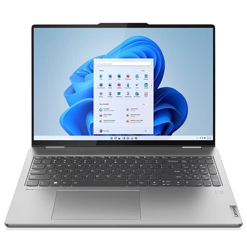 Lenovo Yoga 7 16ARP8, 16'', touch, WUXGA, Ryzen 5, 16 GB, 512 GB, Radeon 660M, SWE, arctic gray - Notebook hind ja info | Sülearvutid | hansapost.ee