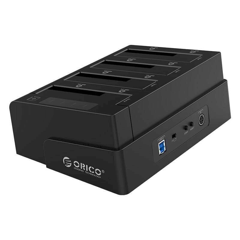 Orico Clone Hard Drive Dock 2.5 / 3.5 inch 4 Bay USB3.0 1 to 3 (black) цена и информация | USB adapterid ja jagajad | hansapost.ee