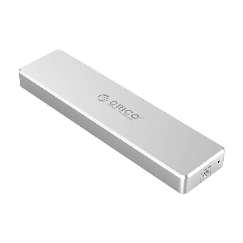 Enclosure SDD M.2 Orico, M-Key, USB-C 3.1 Gen.2, 10Gbps (silver) hind ja info | USB adapterid ja jagajad | hansapost.ee