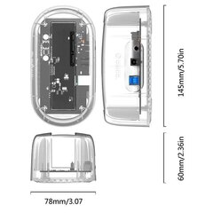 Docking Station Orico 1-Bay HDD/SSD 3.5” USB-B 3.0, SATA III цена и информация | Адаптеры и USB-hub | hansapost.ee