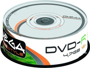Omega DVD-R, 12 tk. hind ja info | Vinüülplaadid, CD, DVD | hansapost.ee