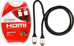 Conotech HDMI, 3 м цена и информация | Кабели и провода | hansapost.ee