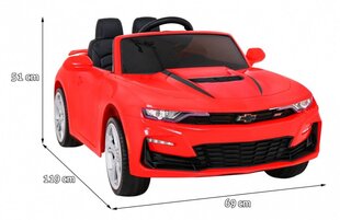 Одноместный электромобиль Chevrolet CAMARO 2SS, красный kaina ir informacija | Электромобили для детей | hansapost.ee