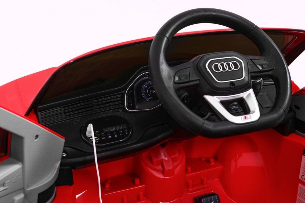 Ühekohaline elektriauto lastele Audi Q8 Lift, punane hind ja info | Laste elektriautod | hansapost.ee