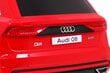 Ühekohaline elektriauto lastele Audi Q8 Lift, punane цена и информация | Laste elektriautod | hansapost.ee