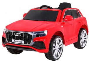 Ühekohaline elektriauto lastele Audi Q8 Lift, punane hind ja info | Audi Q8 Tegevused õues | hansapost.ee