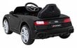 Ühekohaline laste elektriauto Audi R8, must hind ja info | Laste elektriautod | hansapost.ee