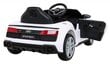 Ühekohaline laste elektriauto Audi R8 Lift, valge цена и информация | Laste elektriautod | hansapost.ee