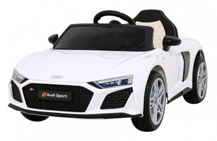 Ühekohaline laste elektriauto Audi R8 Lift, valge hind ja info | Audi Q8 Lastekaubad ja beebikaubad | hansapost.ee