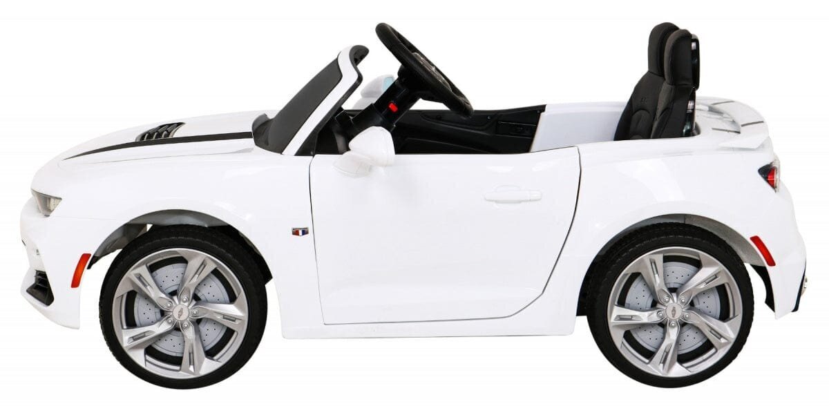 Ühekohaline laste elektriauto Chevrolet Camaro 2SS, valge цена и информация | Laste elektriautod | hansapost.ee