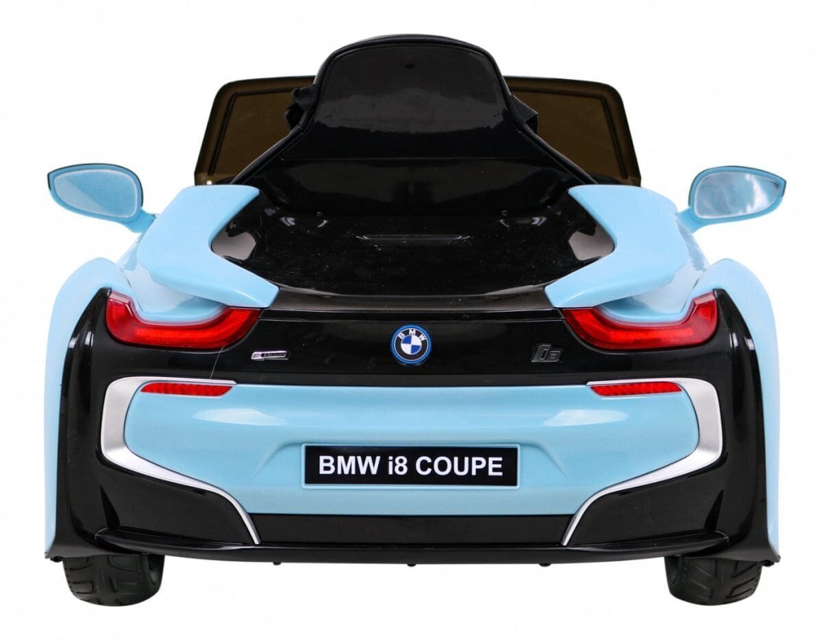 Ühekohaline laste elektriauto BMW I8 Lift, sinine цена и информация | Laste elektriautod | hansapost.ee