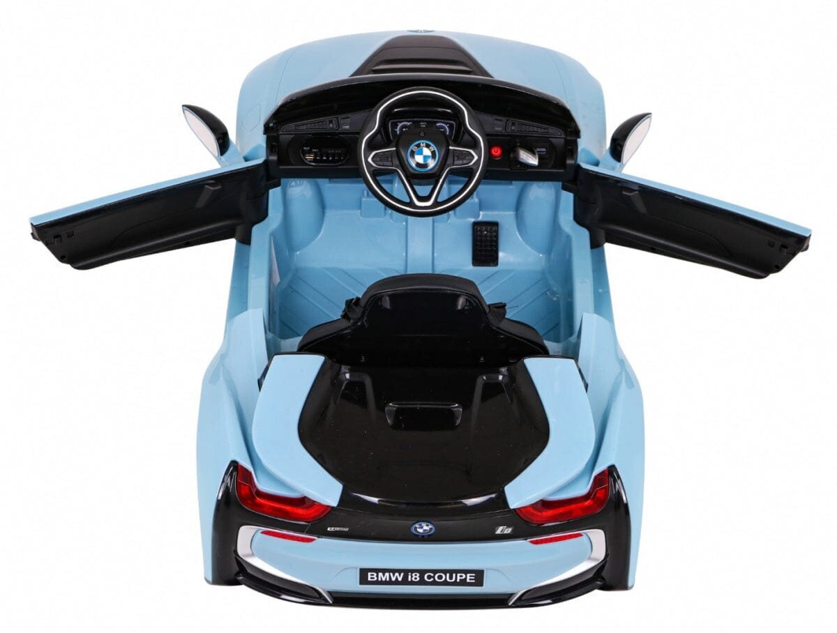 Ühekohaline laste elektriauto BMW I8 Lift, sinine цена и информация | Laste elektriautod | hansapost.ee