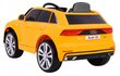Ühekohaline laste elektriauto Audi Q8 Lift, kollane hind ja info | Laste elektriautod | hansapost.ee