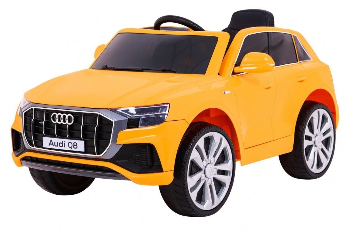 Ühekohaline laste elektriauto Audi Q8 Lift, kollane цена и информация | Laste elektriautod | hansapost.ee