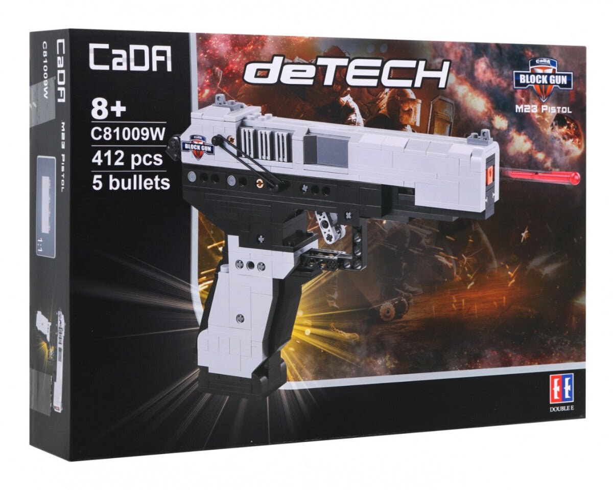 Kokkupandav püstol CaDa Blocks, 412 tk hind ja info | Mänguasjad poistele | hansapost.ee