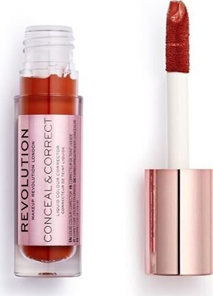 Concealer Makeup Revolution Conceal And Correct 07 Red, 4 g цена и информация | Jumestuskreemid ja puudrid | hansapost.ee