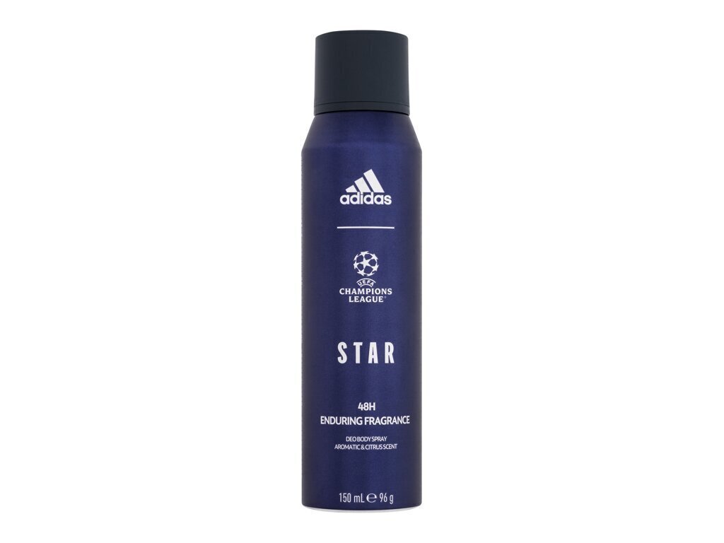 Spray deodorant Adidas UEFA meestele, 150 ml цена и информация | Deodorandid | hansapost.ee