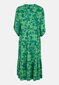Cellbes naiste kleit MIKA, roheline-kirju цена и информация | Kleidid | hansapost.ee
