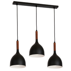 Современная подвесная лампа Noak Wood 1196 Luminex цена и информация | Потолочный светильник, 38 x 38 x 24 см | hansapost.ee